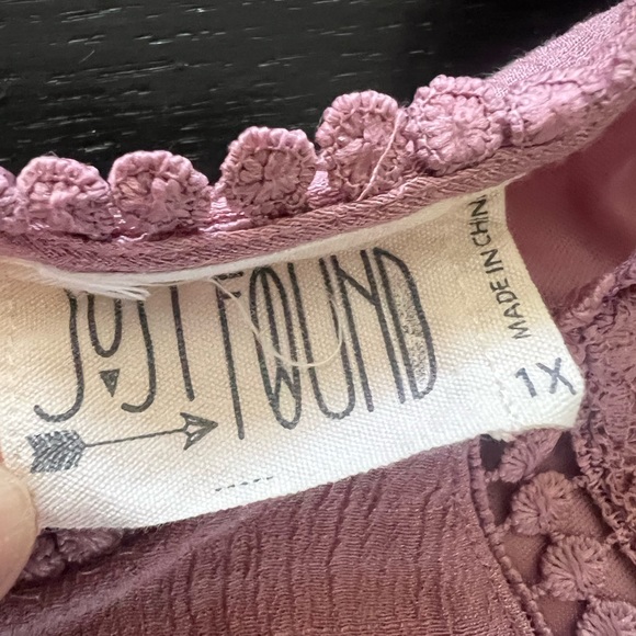 Just Found Mauve Pink Summer Dress size 1X - Picture 8 of 10